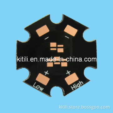 OSP Star LED PCB, Black Solder Mask LED PCB